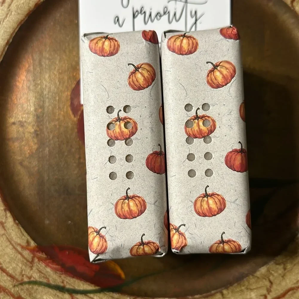 CASTELBEL LIMITED EDITION Autumn Leaves & Pumpkins Please Scented Soap Bars 2pk